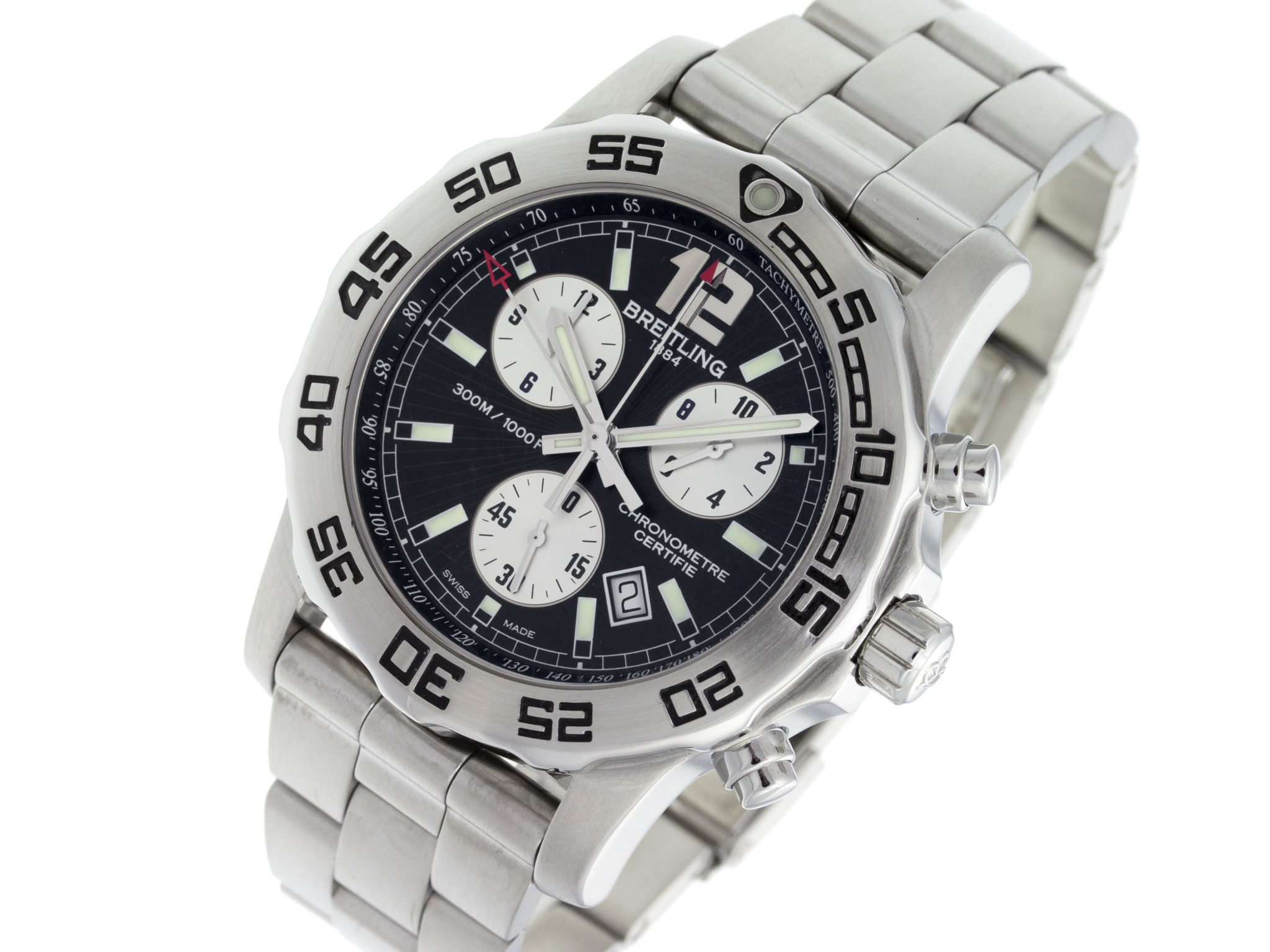 Breitling - A73387 - Colt Chronograph II - SS - Blk Dial - SS Brclt - 02