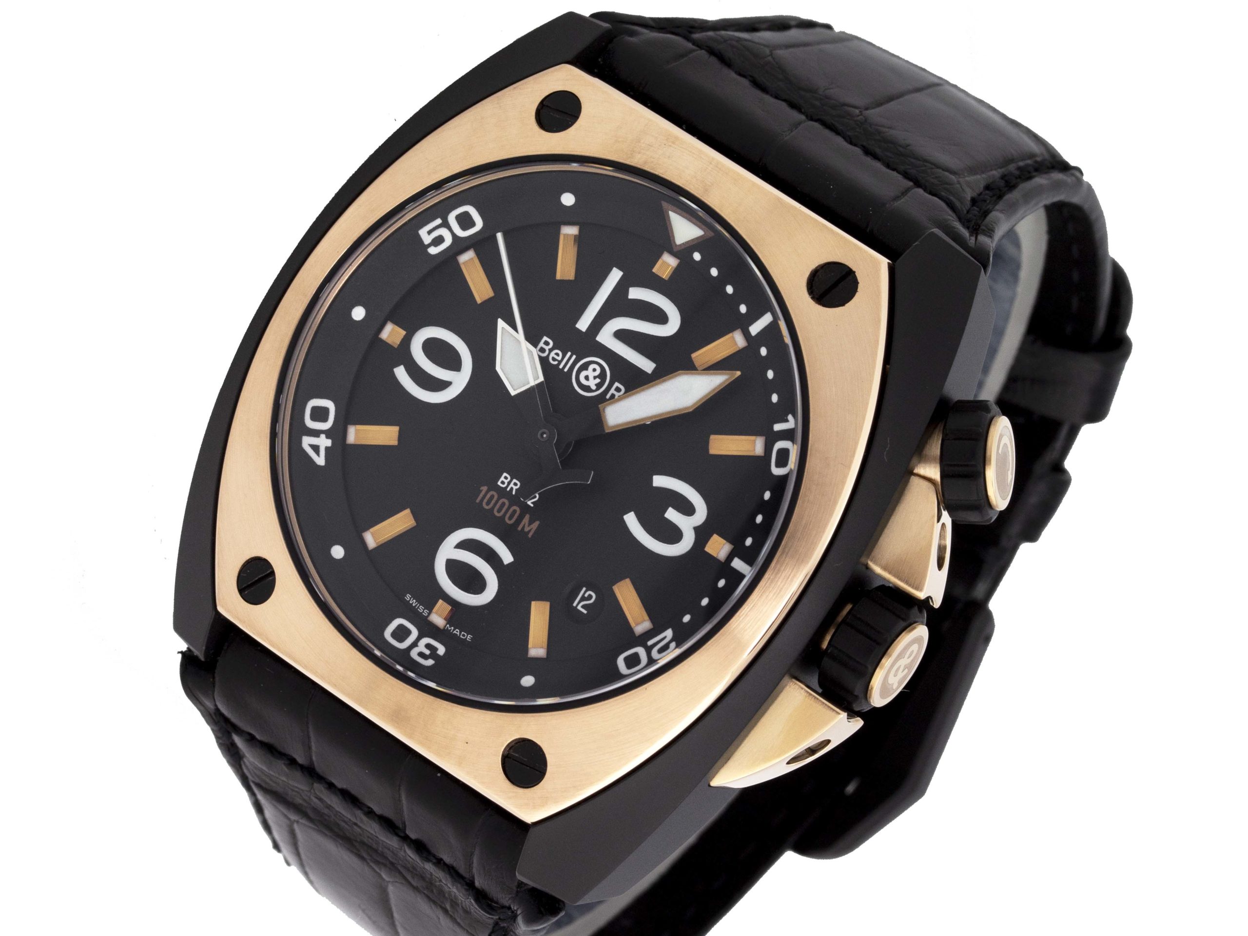 Bell & Ross Marine 92 BR02-PINKGOLD-CA