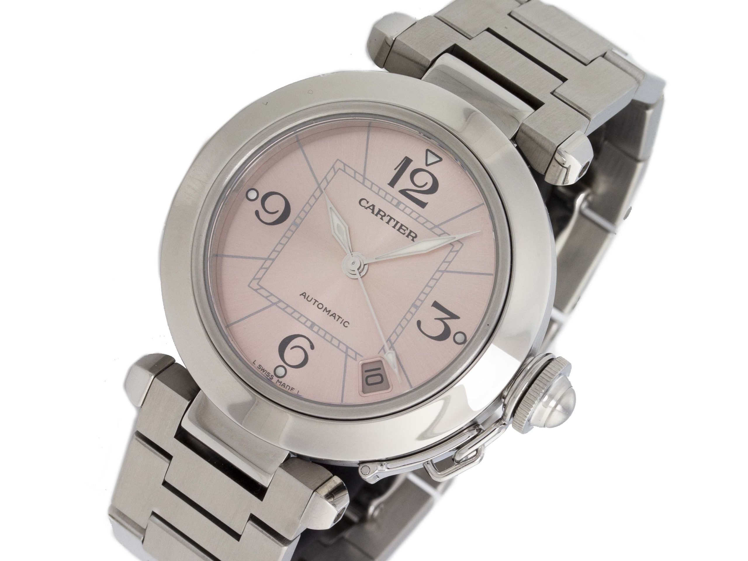 Cartier - W31075M7 - Pasha de Cartier - SS - Pnk Dial - SS Brclt - 99NX - 02