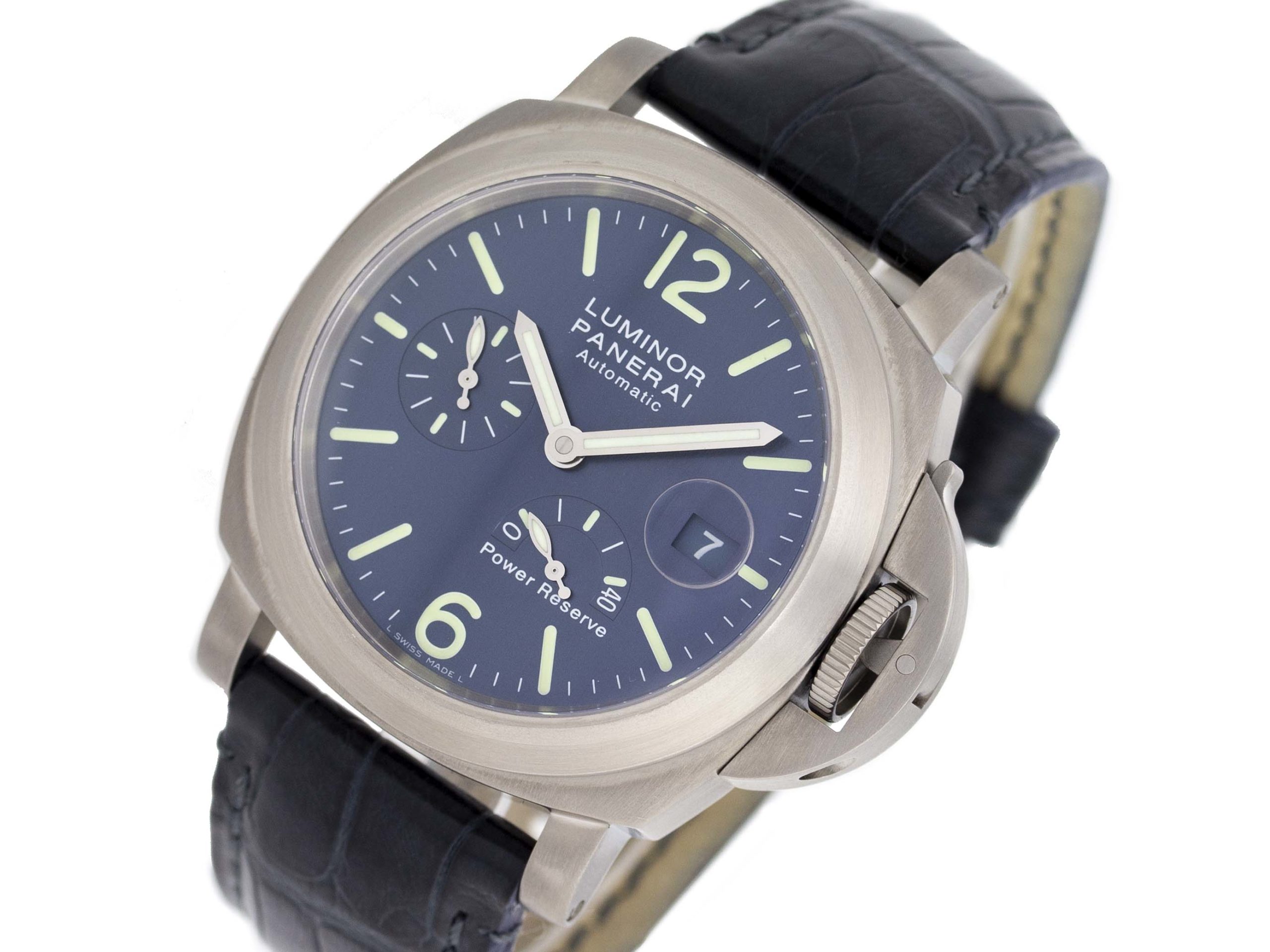 Panerai - PAM00093 - Luminor - TIT - Blue Duak - Blue Lthr Strap - 9026 - 02