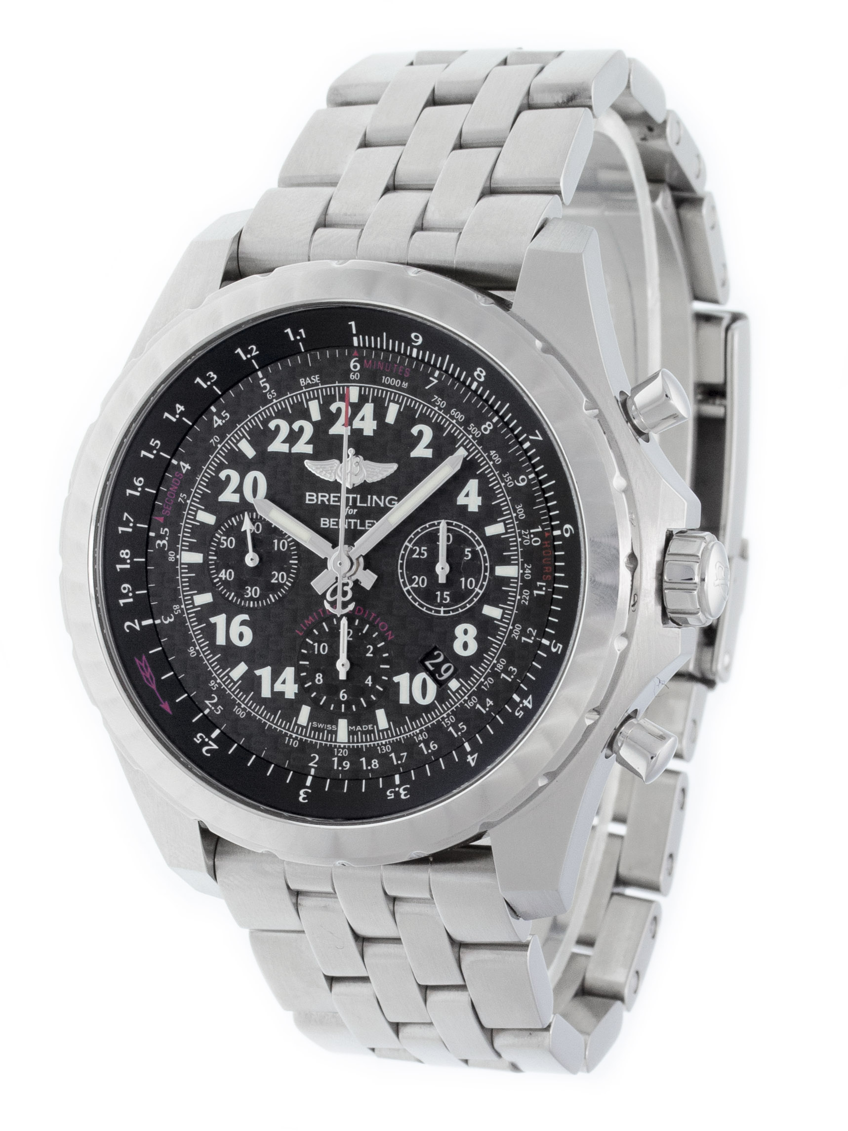 Breitling Bentley 24H Chrono AB0220 Limited Edition Mens Watch AB022022/BC84