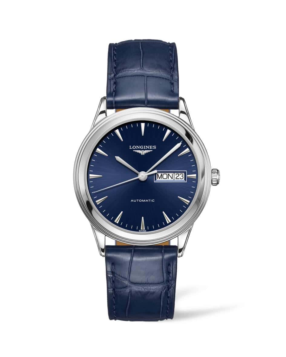 longines flagship 38mm blue dial