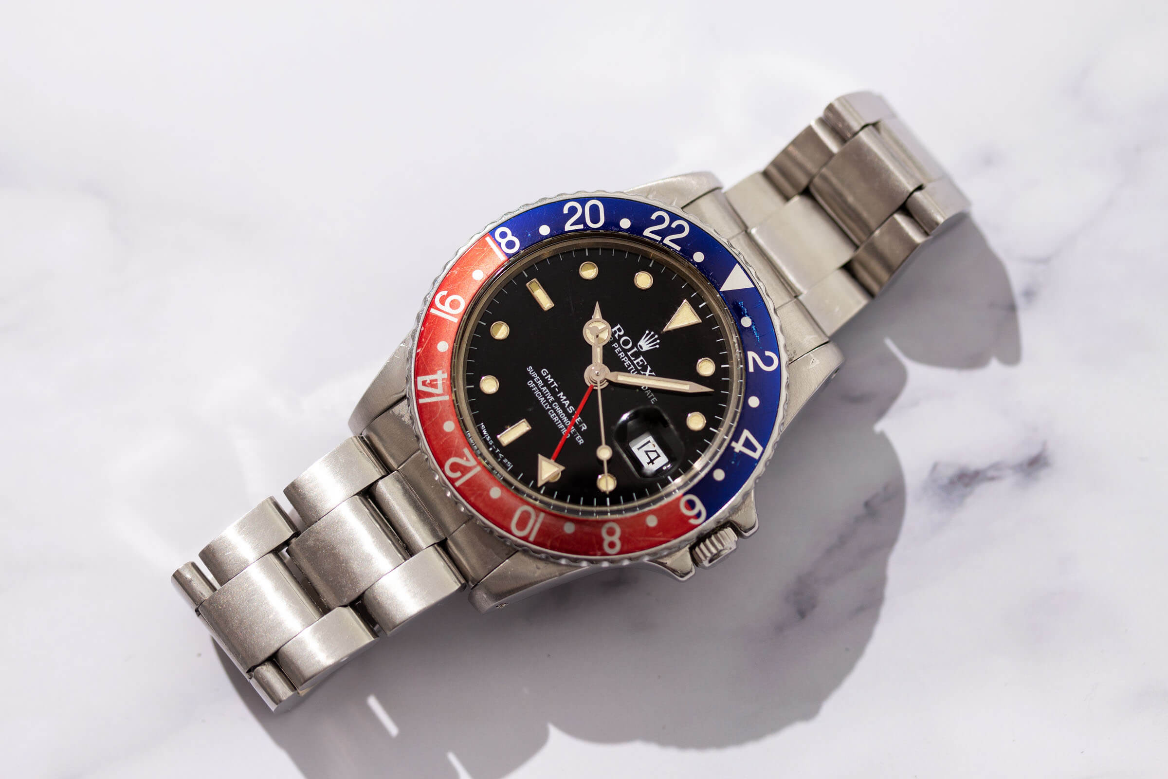 Vintage Rolex Pepsi GMT Master