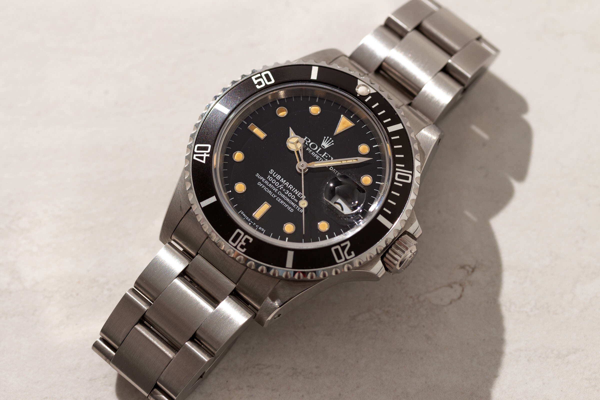 Vintage Rolex Submariner 168000