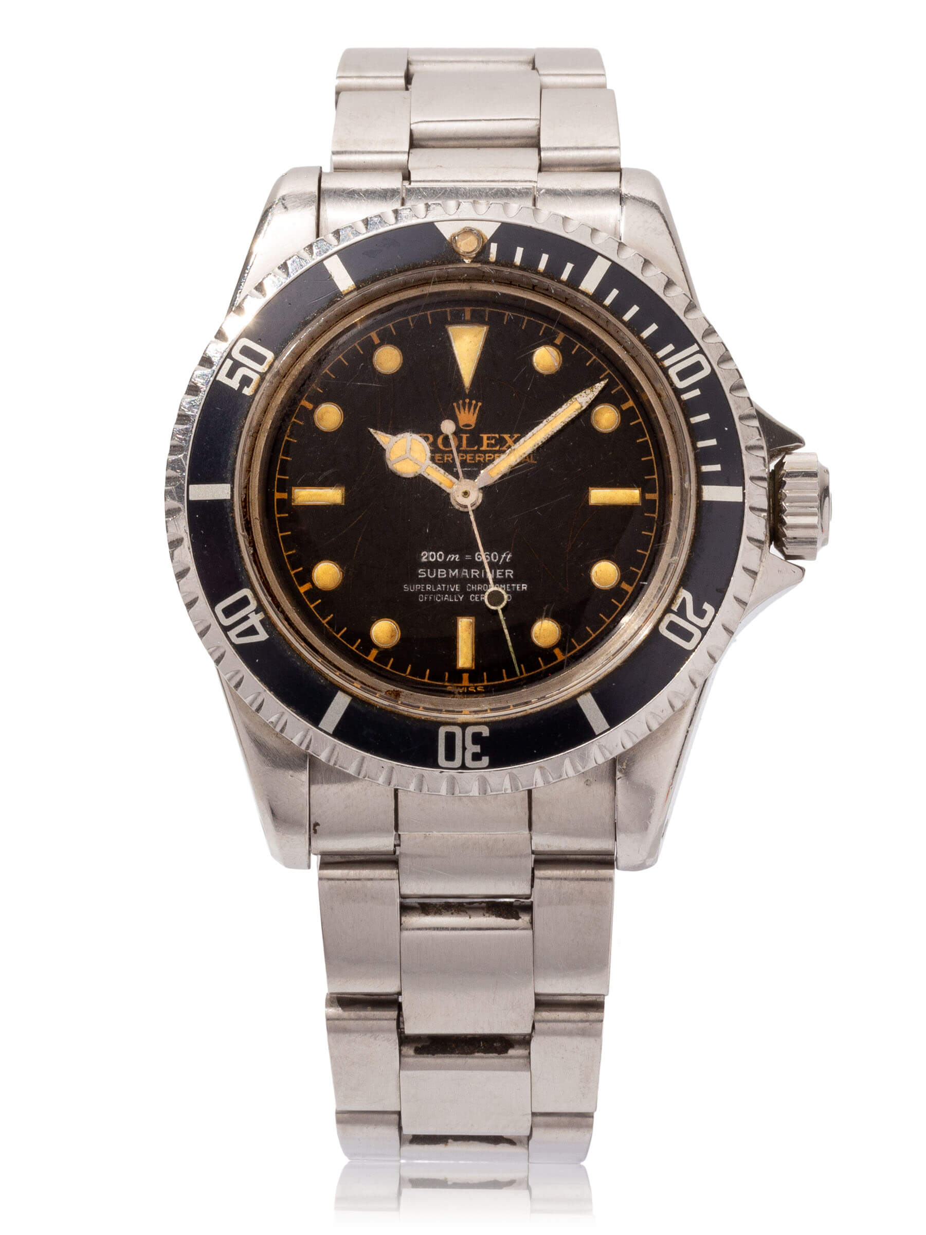 Vintage Rolex Submariner 5512 on Oyster Bracelet