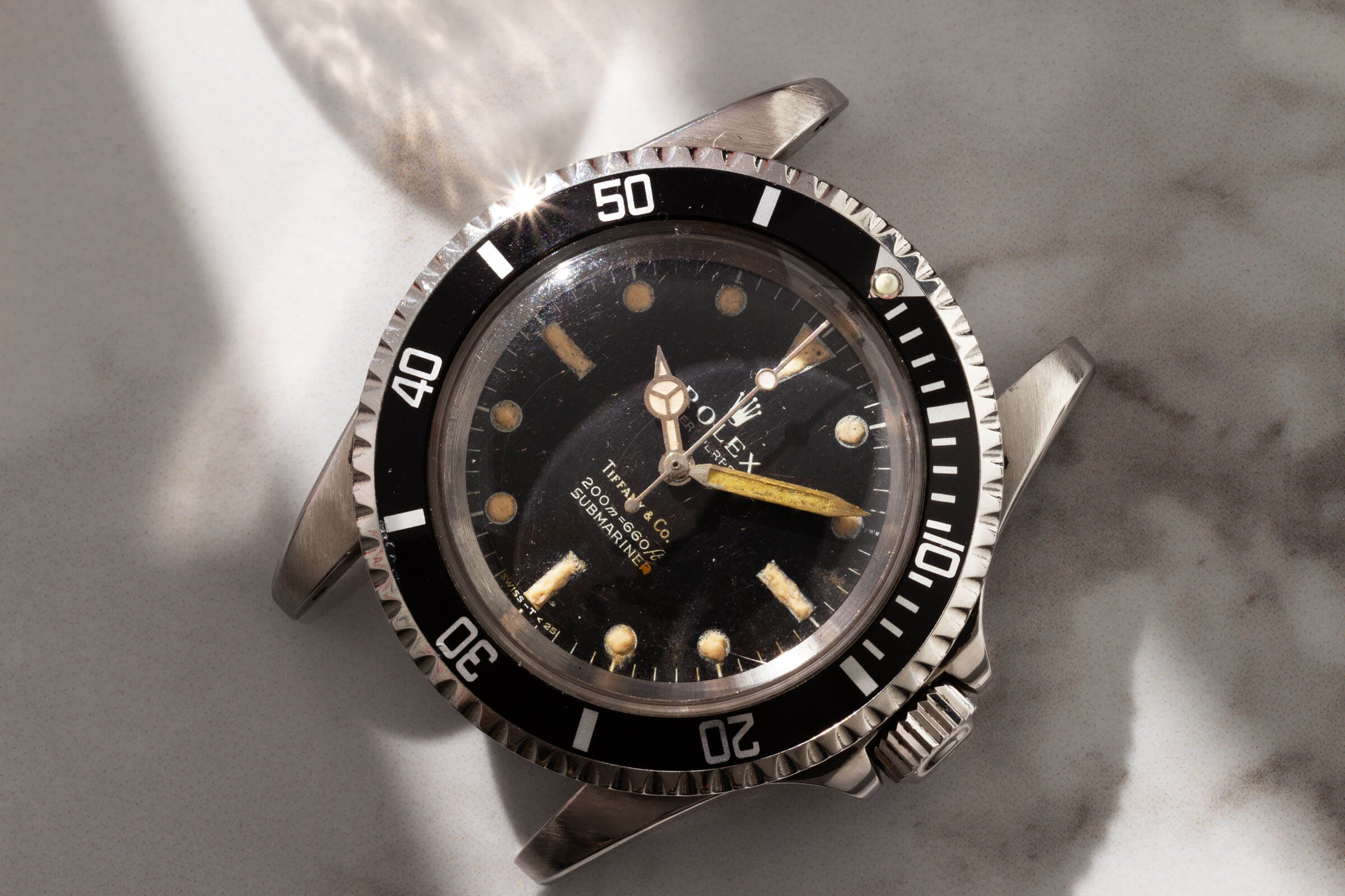 vintage rolex submariner tiffany 5513