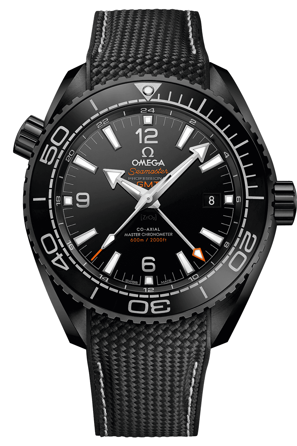 Omega Seamaster Planet Ocean 600M GMT – Deep Black 215.92.46.22.01.001