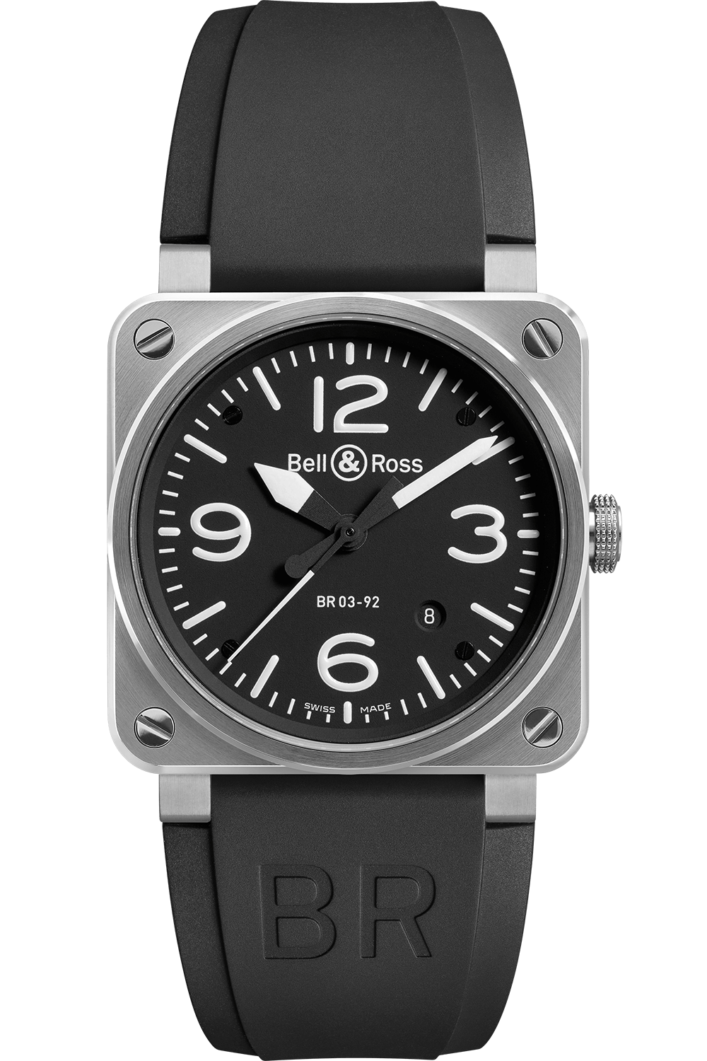 Bell & Ross BR03-92 Steel BR0392-BLC-ST