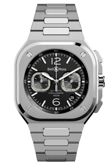 Bell & Ross BR 05 Chrono Black Steel BR05C-BL-ST/SST