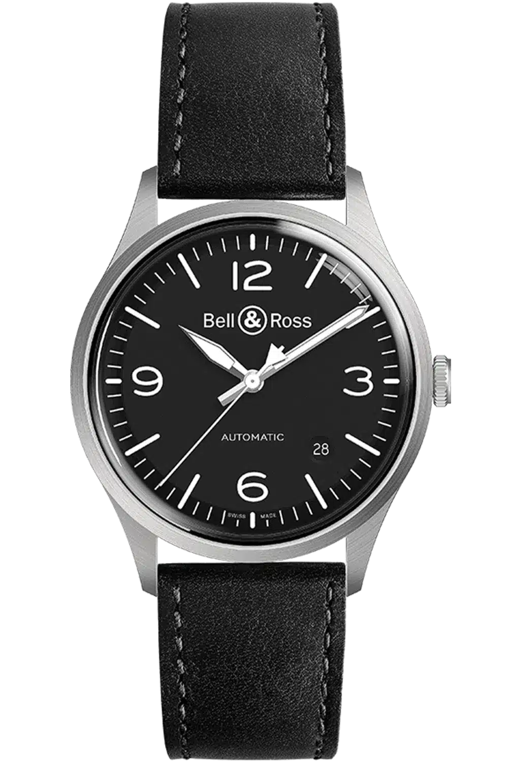 Bell & Ross BR V1-92 Black Steel BRV192-BL-ST/SCA