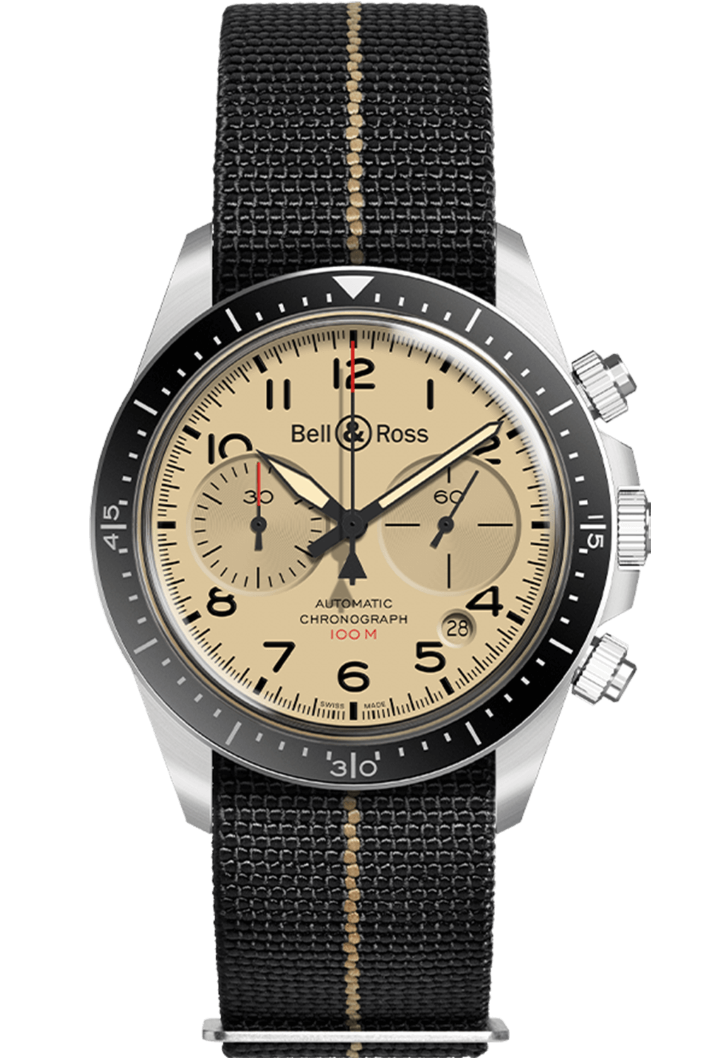 Bell & Ross BR V2-94 Military Beige BRV294-BEI-ST/SF