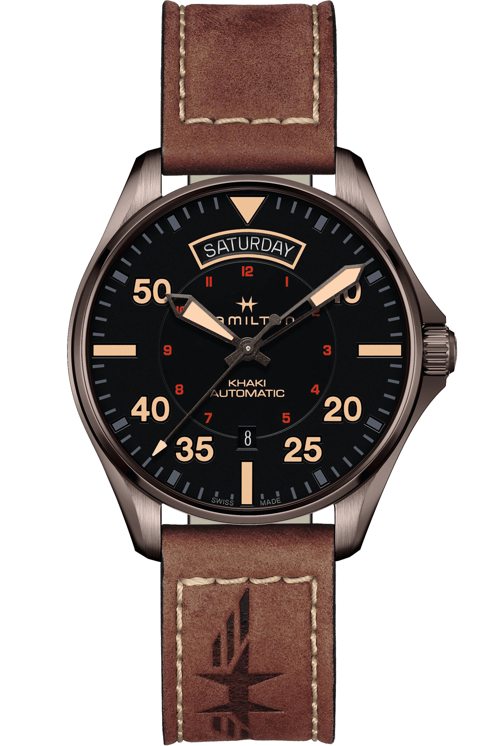 Hamilton Khaki Pilot Day Date H64605531