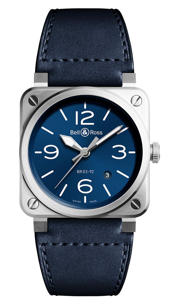 Bell & Ross BR 03-92 Blue Steel BR0392-BLU-ST/SCA