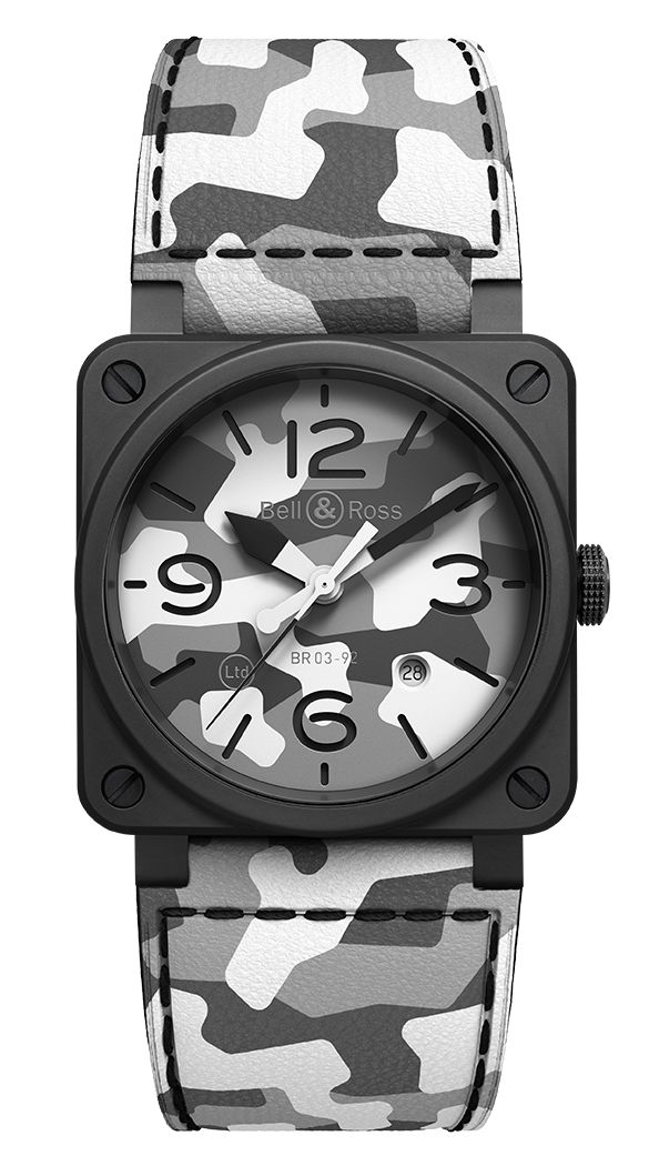 Bell & Ross BR 03-92 White Camo BR0392-CG-CE/SCA