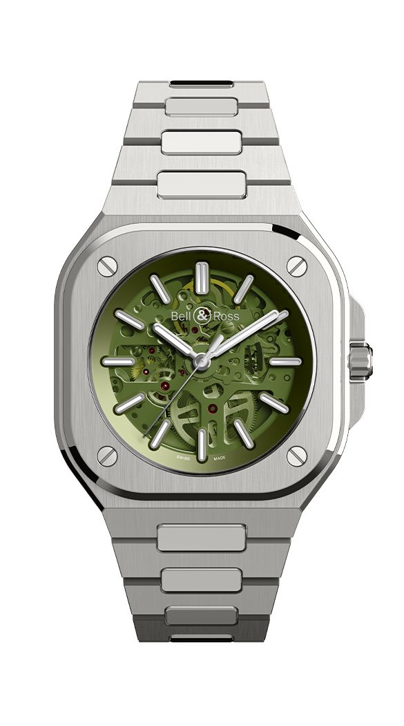 Bell & Ross BR 05 Skeleton Green BR05A-GN-SKST/SST