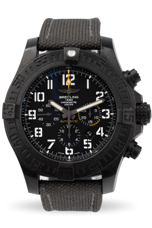 _Breitling - Avenger Hurricane Chronograph - 50mm - Ultralight - Uni-Directional Rotating Bezel - Black Arabic Dial - Grey Strap-Serial_ 3243721 XB0170E4_BF29-m_