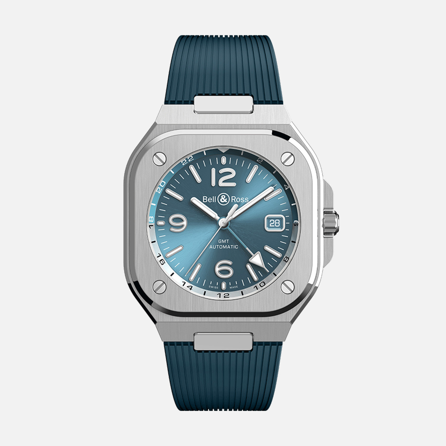 Bell & Ross BR 05 GMT Sky Blue BR05G-PB-ST/SRB