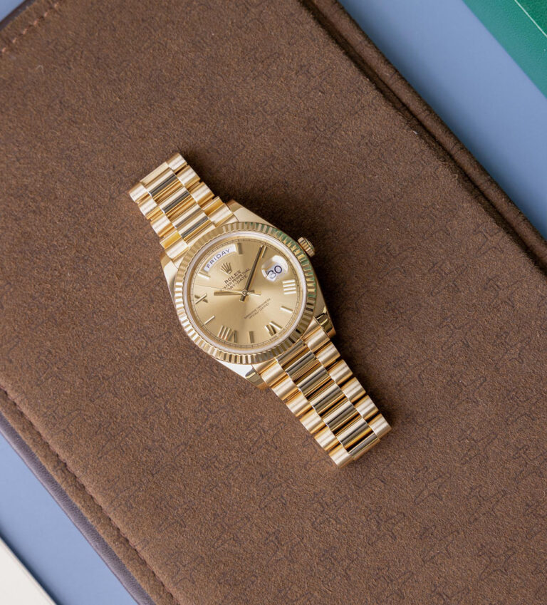 rolex daydate gold