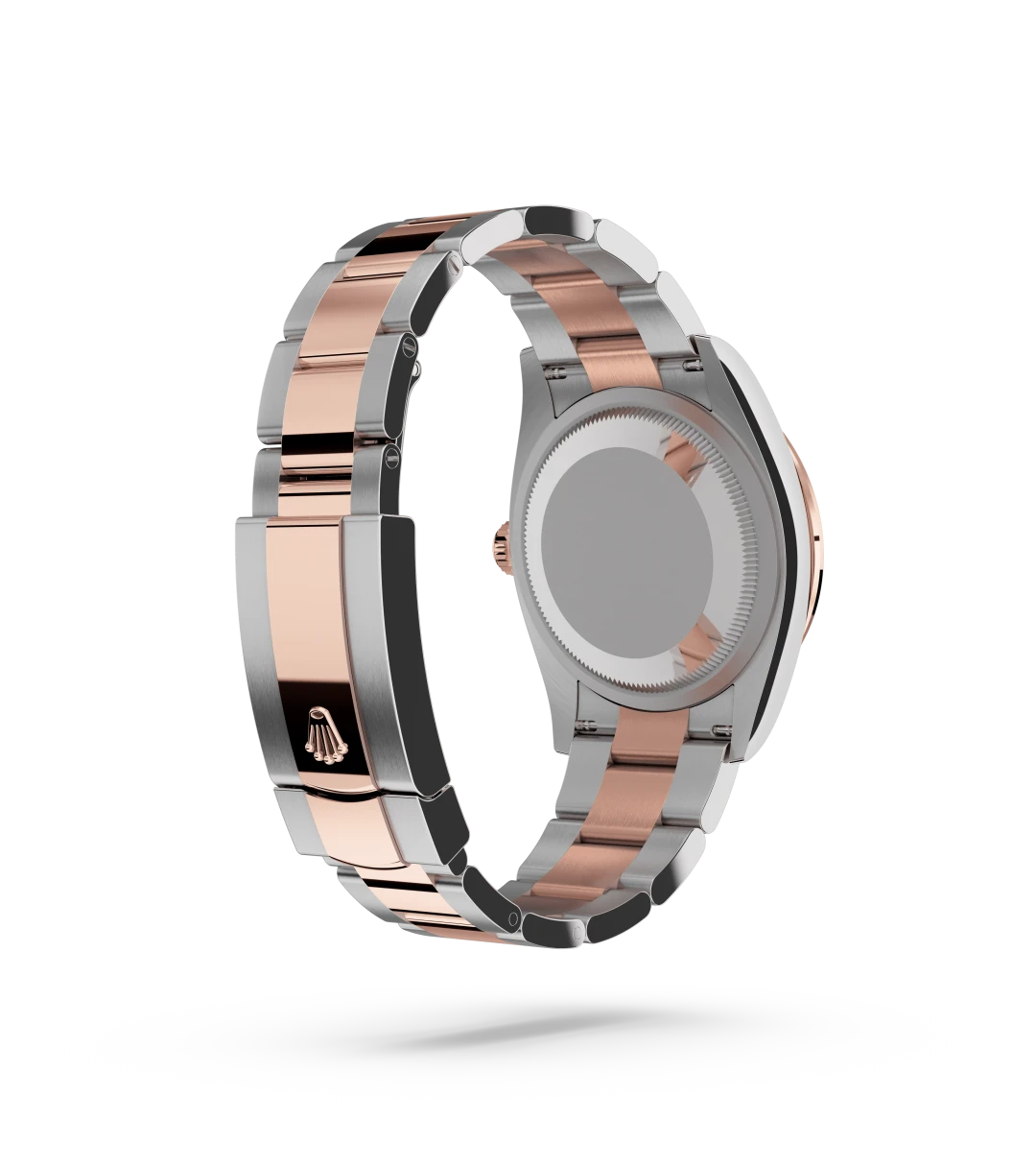 Oyster, 36 mm, Oystersteel, Everose gold and diamonds