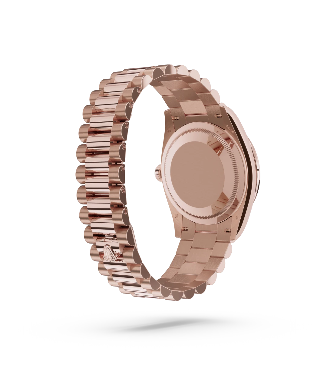 Oyster, 36 mm, Everose gold and diamonds