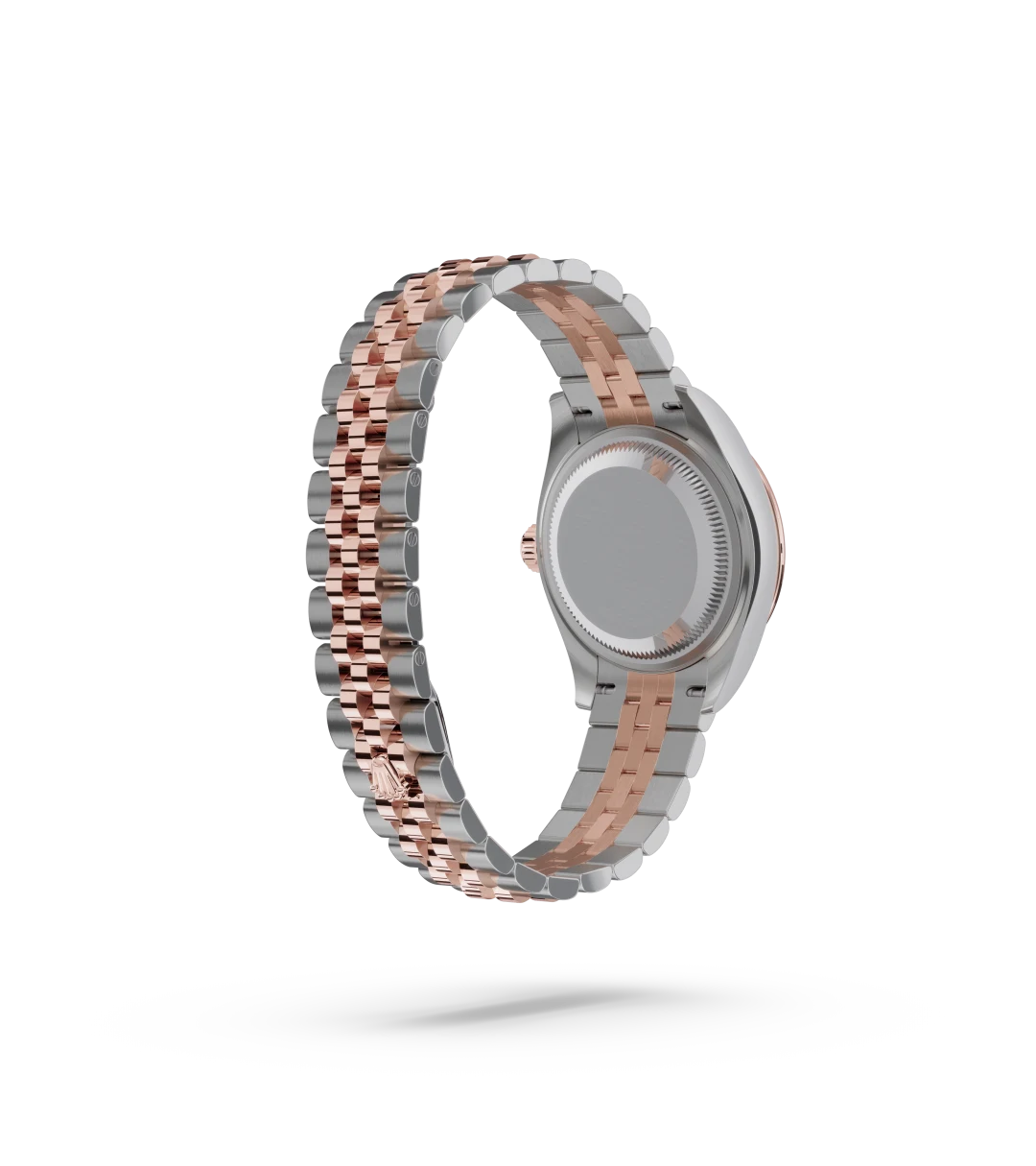 Oyster, 28 mm, Oystersteel, Everose gold and diamonds