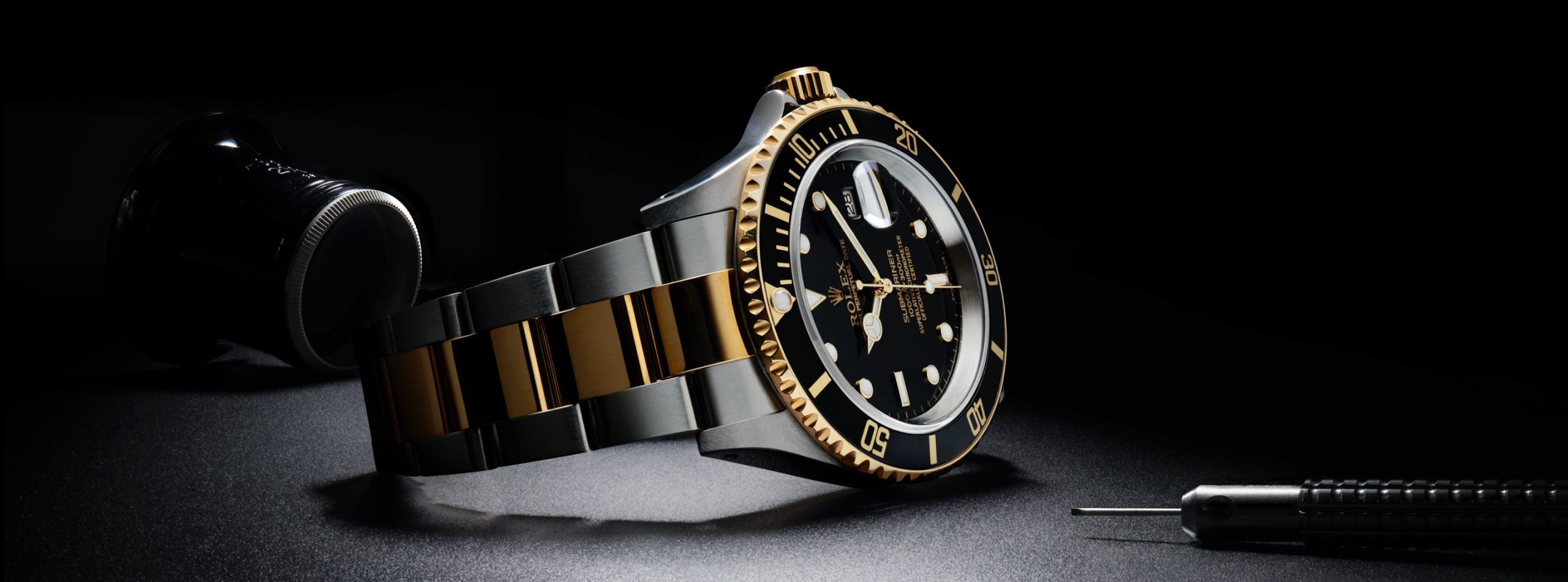 EACH WATCH IS CERTIFIED BY ROLEX AND COMES WITH A TWO-YEAR IN-TERNATONAL GUARANTEE.